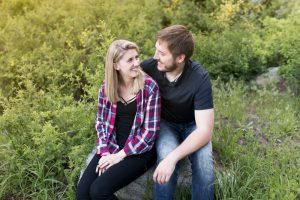 Emerald Bay engagement at Eagle Falls in Lake Tahoe by Tahoe Wedding Photographer