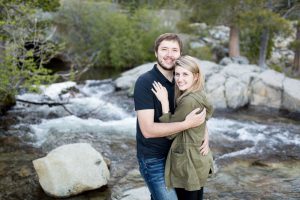 Emerald Bay engagement at Eagle Falls in Lake Tahoe by Tahoe Wedding Photographer
