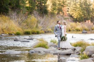 Romantic Twenty Mile House wedding in the fall by Graeagle Wedding Photographer