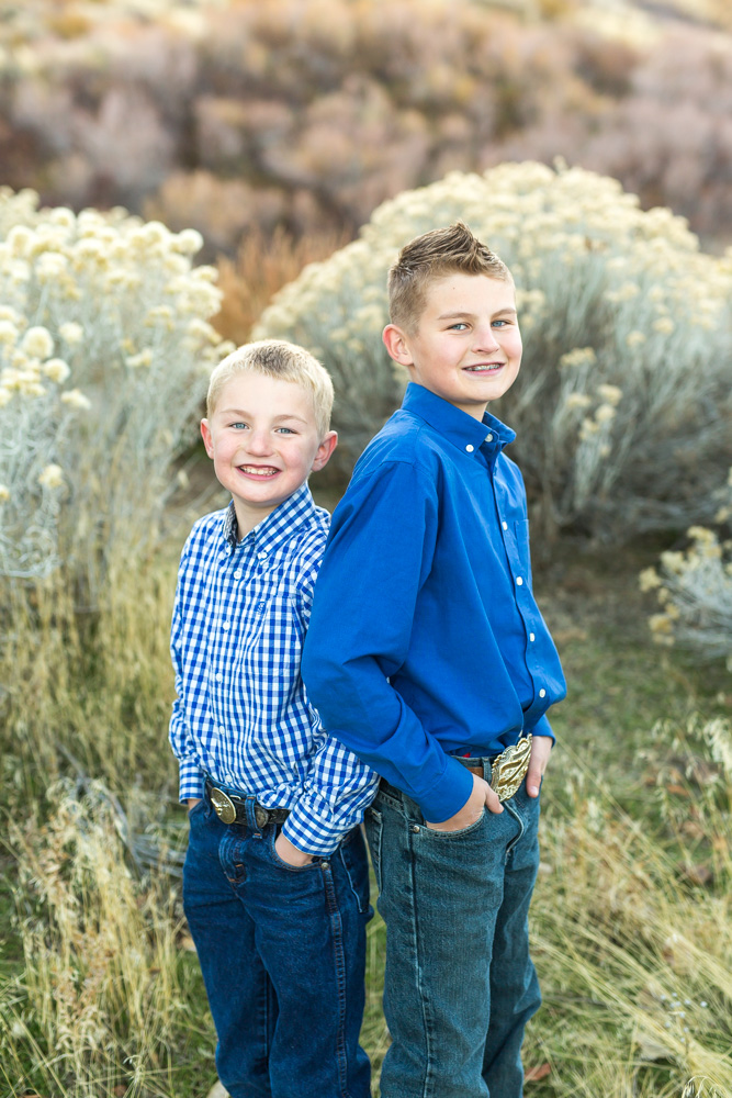 Child Portraits of Brothers by Reno Child Portrait Photographer