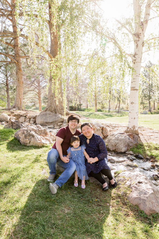 Springtime Reno Family Portraits at Caughlin Ranch by Reno Family Photographer