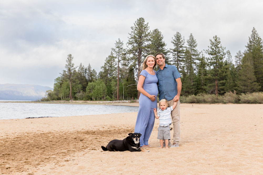 Gorgeous summer Lake Tahoe family portraits