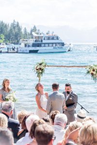 Zephyr Cove wedding by Lake Tahoe Wedding Photographer