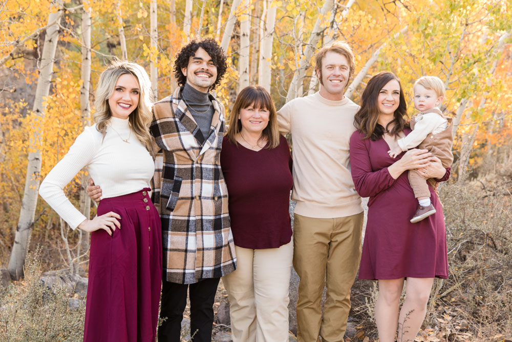 An extended family portrait in reno by Reno Family Photographer