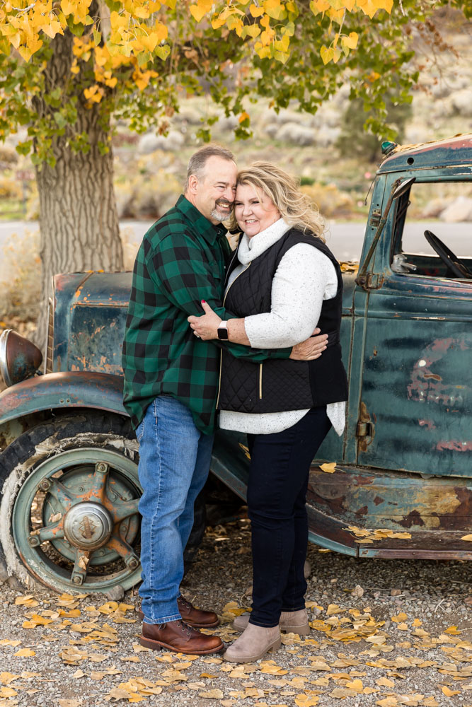 Rustic Reno family portraits at Bartley Ranch on a crisp and cool fall day by Reno Family Photographer