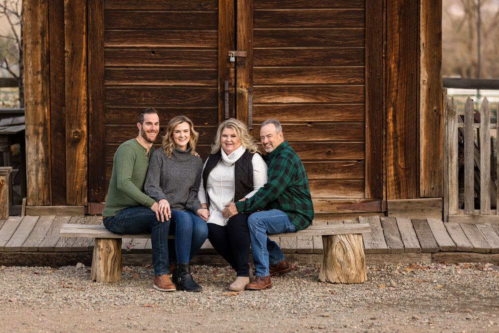 Rustic Reno family portraits at Bartley Ranch on a crisp and cool fall day by Reno Family Photographer