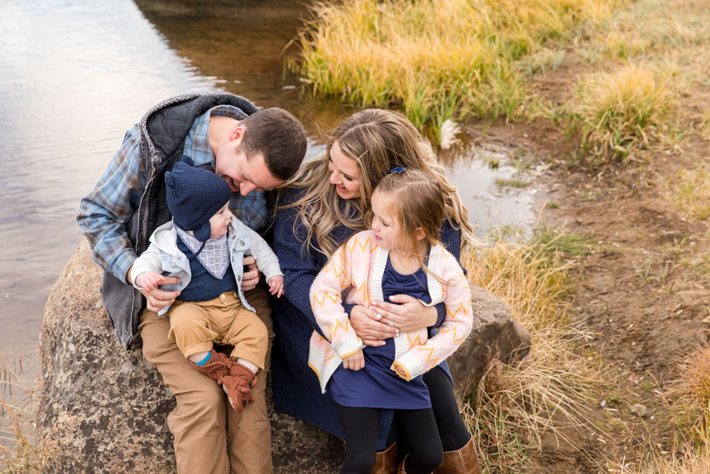 A family cuddles and laughs for their Hope Valley Family Portraits by Hope Valley Family Photographer