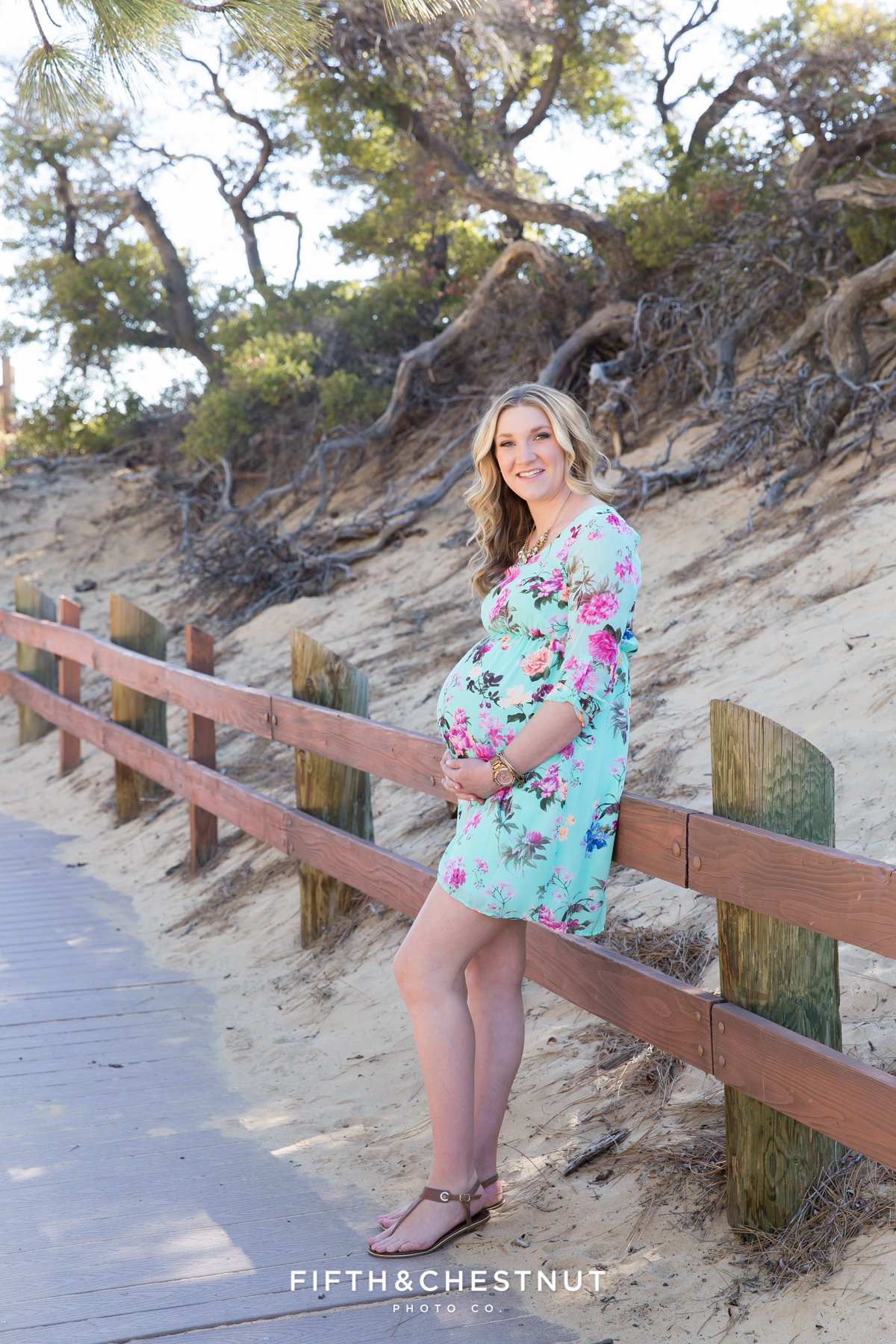 Sand Harbor Maternity Photo by Reno Maternity Photographer