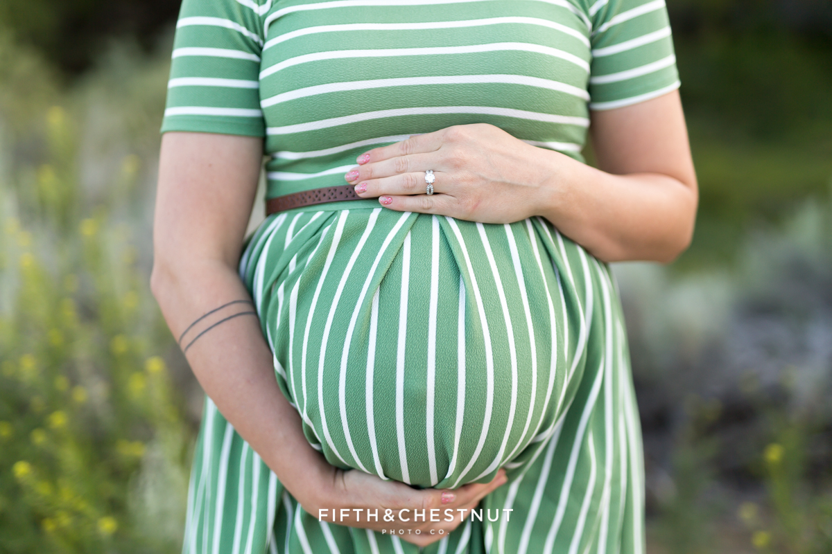 expecting baby number three maternity photography in reno