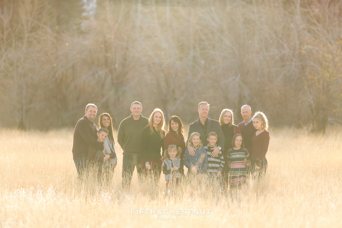 Fall Reno Family Portraits by Reno Family Photographer before Thanksgiving