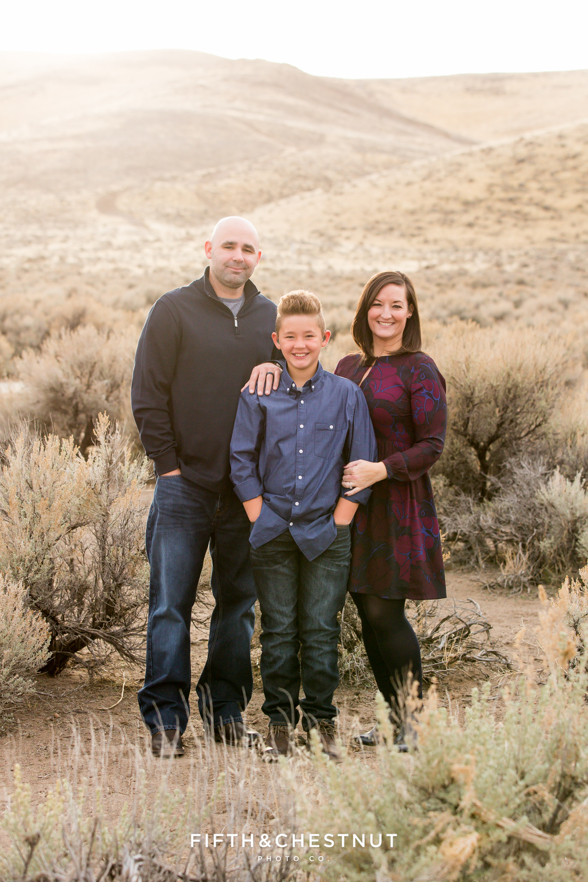 Pierce Family Golden Eagle Park Portraits by Sparks and Reno Family Photographer