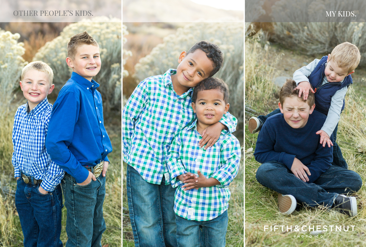 Reno Child Portraits comparison of other kids to my kids by Reno Portrait Photographer