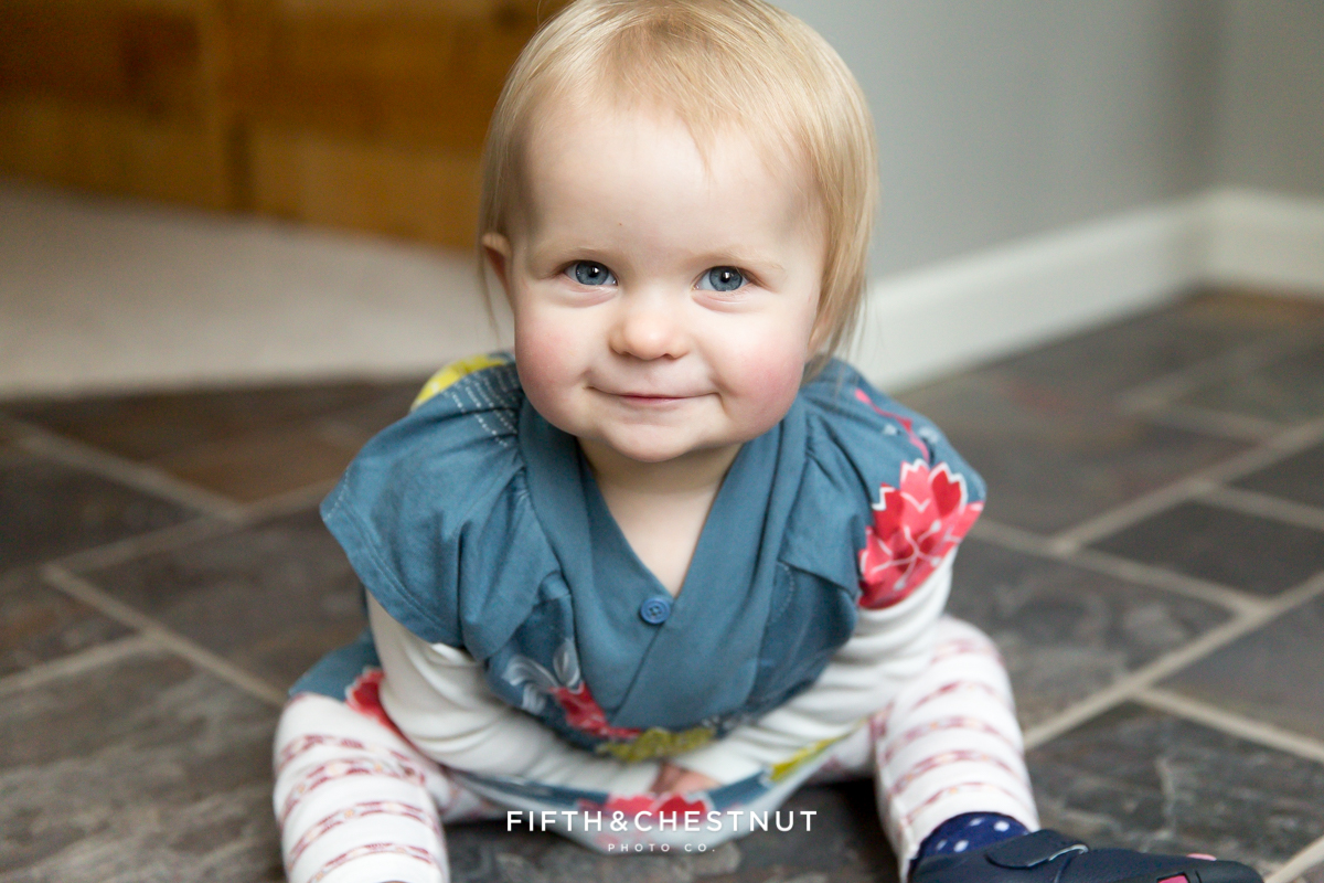 Portrait of toddler by Reno Family Photographer