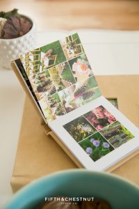 example of a mini duplicate album by lake tahoe wedding photographer