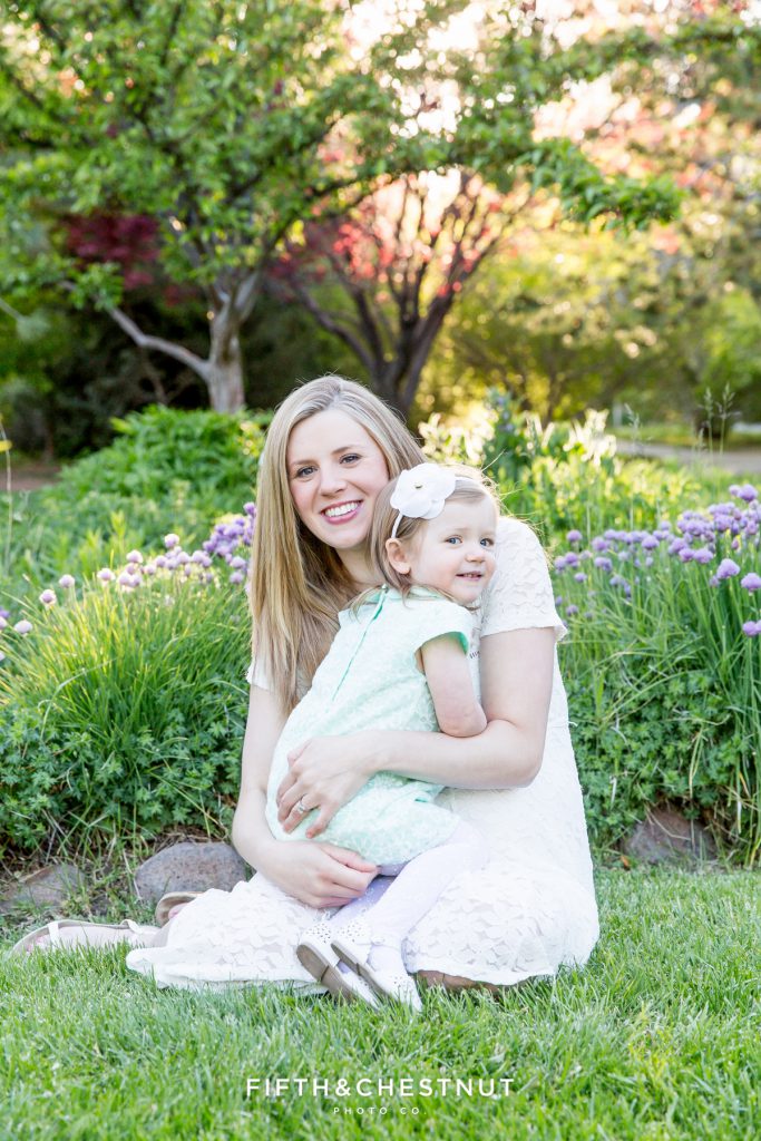 Flowery Spring Reno Maternity Portraits Maternity Photography