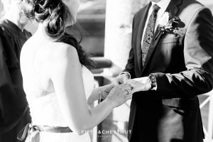 ring exchange at a Downtown Reno Elopement