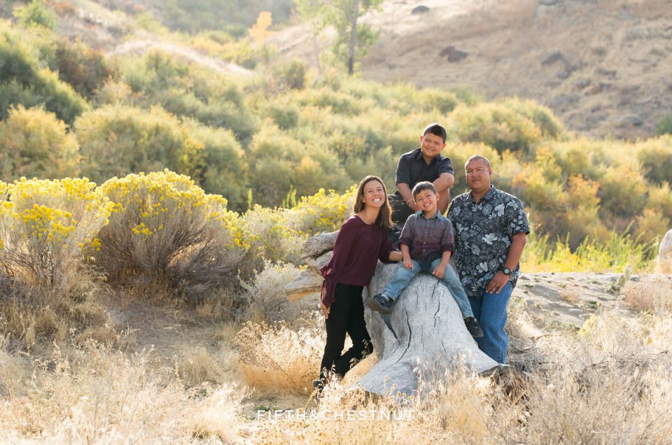 Vibrant Fall Portraits at Mayberry Park by Reno Family Photographer
