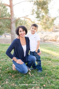 mom and son photo for their Caughlin Ranch Family Portraits