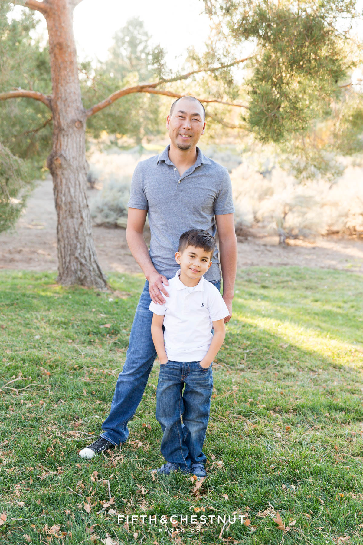 dad and son photo for Caughlin Ranch Family Portraits