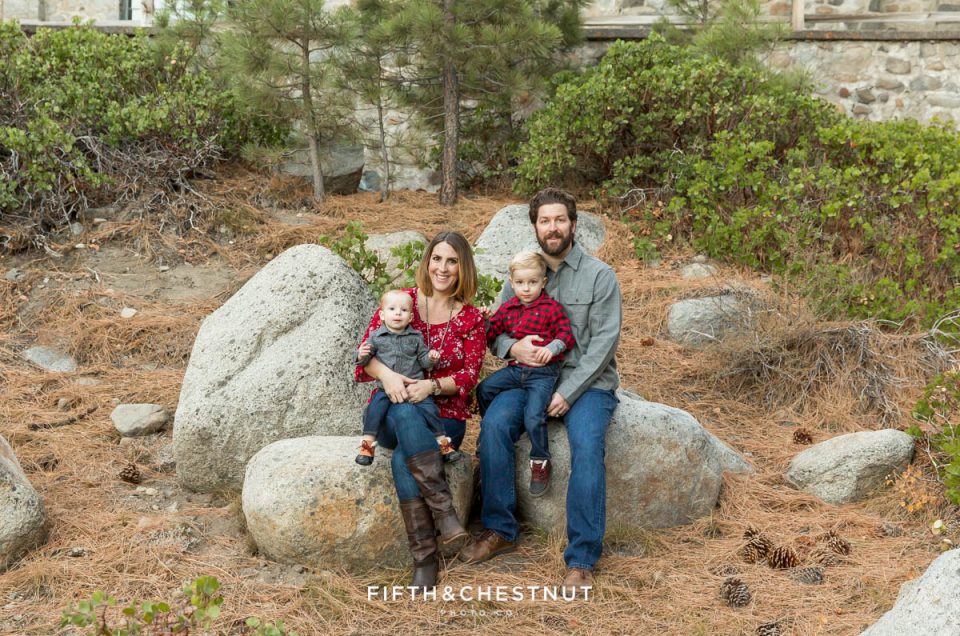 Fall Galena Creek Portraits of Hale Family by Reno Family Photographer