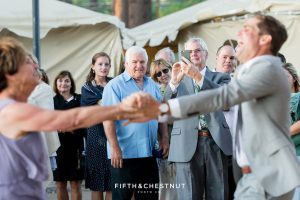 mother son dance at a lake tahoe wedding