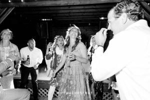 dancing shenanigans at a lake tahoe wedding