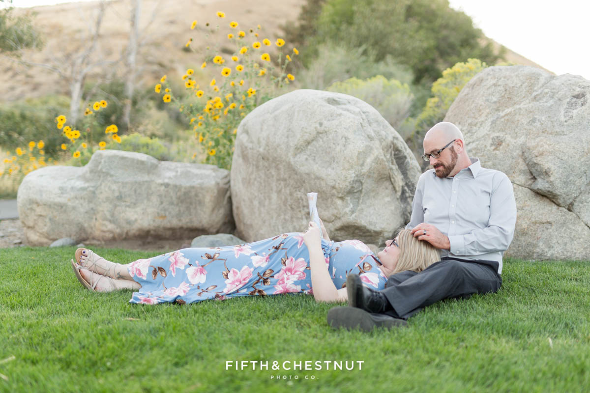 September Maternity Photos at Mayberry Park by Reno Maternity Photographer