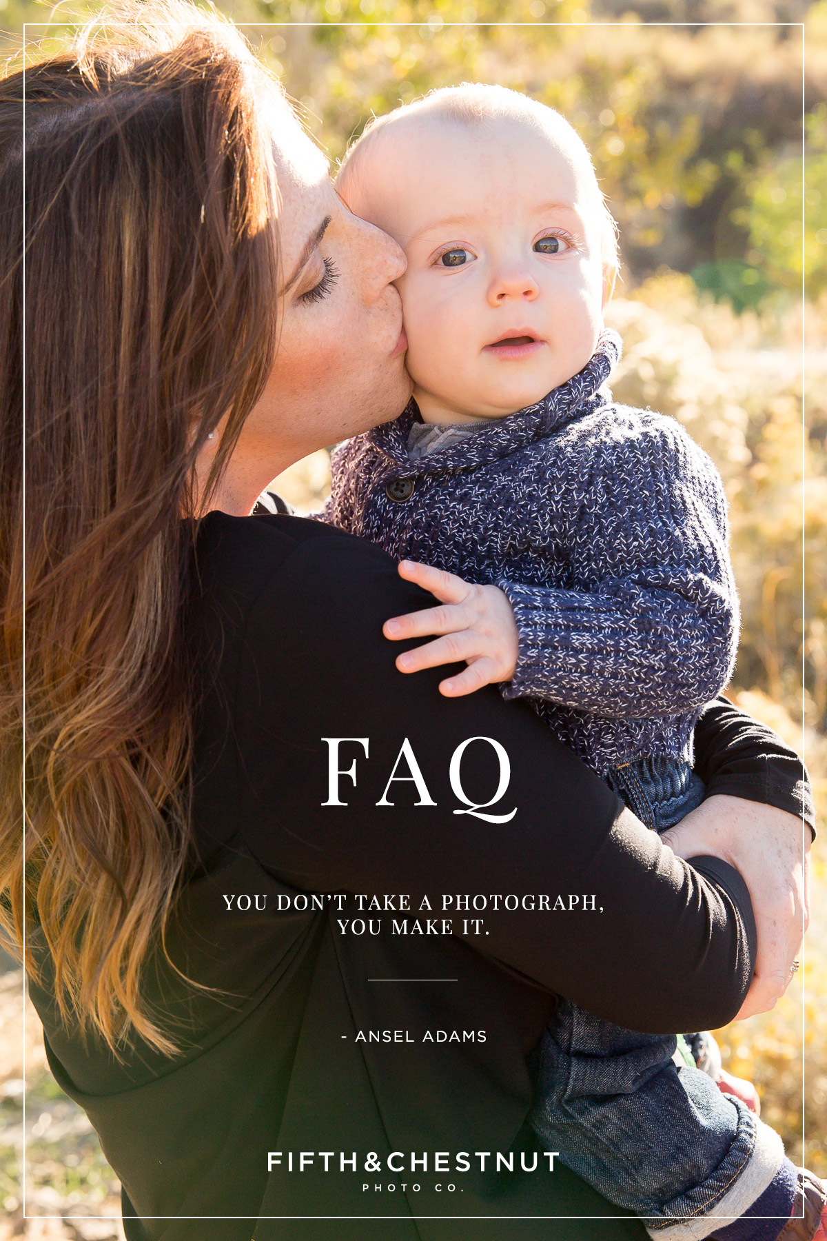 A mom kisses her son for an image showcasing the Reno Photography FAQ by Reno family photographer