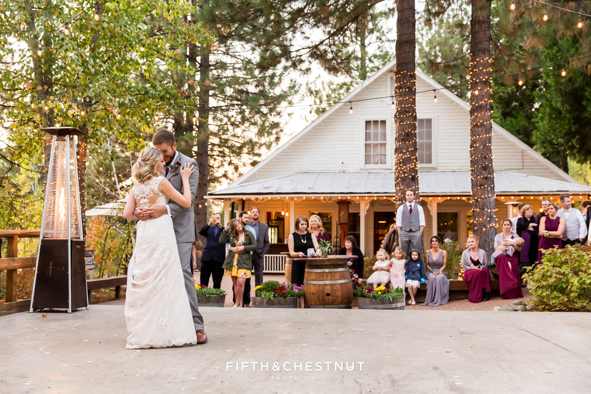 Romantic Gorgeous Fall Twenty Mile House Wedding Photos by Tahoe Wedding Photographer