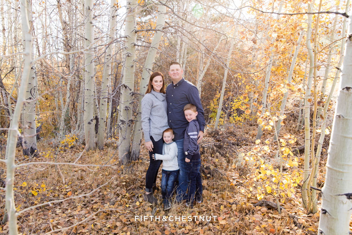 Fall Thomas Creek Trail Family Photos by Reno Family Photographer