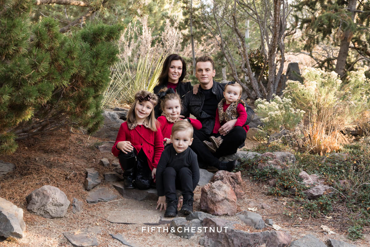 Elegant Reno Fall family photos at Rancho San Rafael by Reno Family Photographer