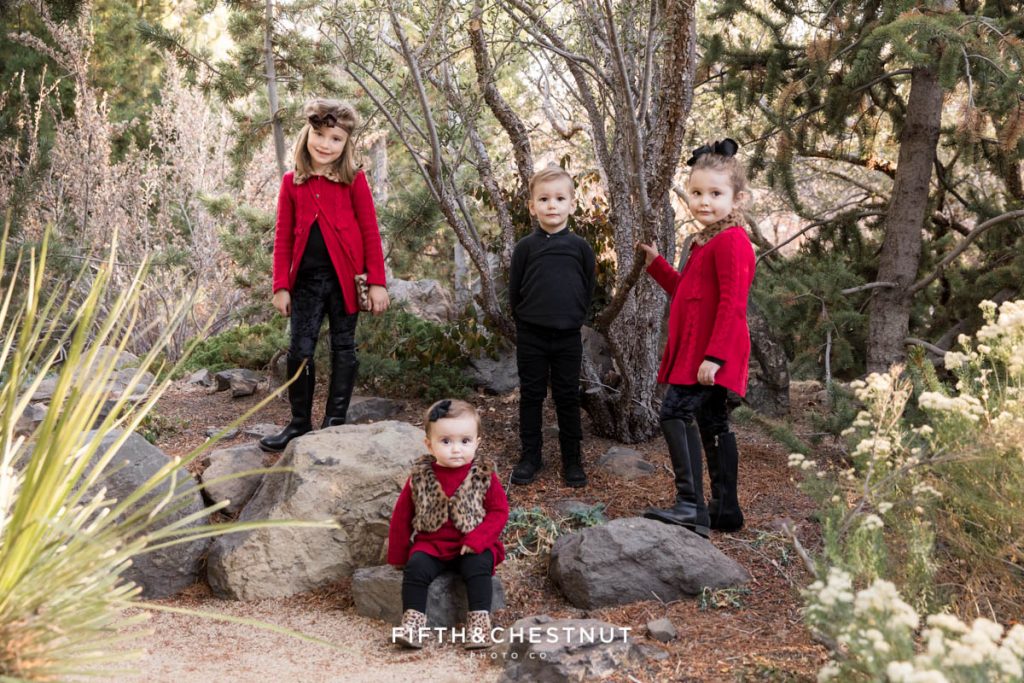 Elegant Reno Fall family portraits at Rancho San Rafael by Reno Family Photographer