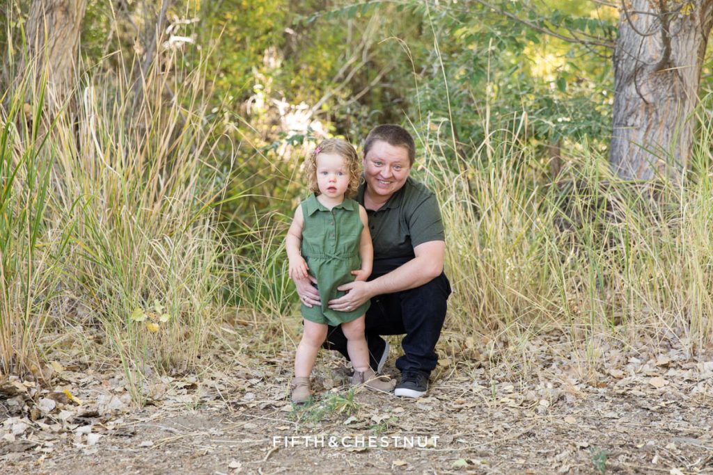 A beautiful example of earthtone family portraits at the Oxbow Nature Study by Reno Family Photographer