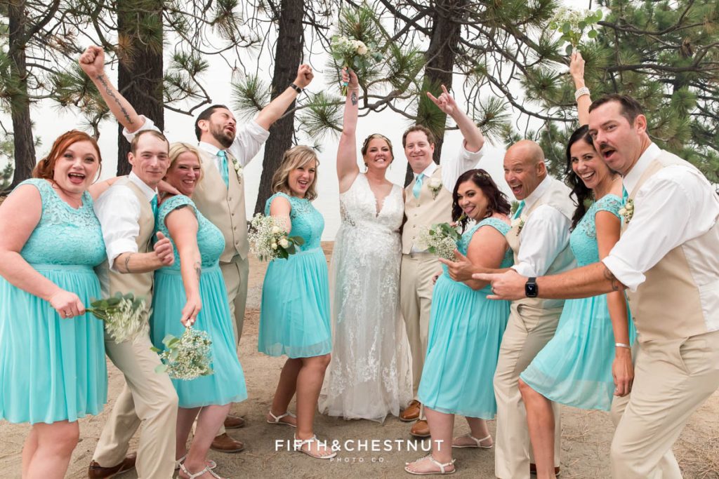 Summer Idle Hour Wedding during the Caldor Fire by Lake Tahoe Wedding Photographer