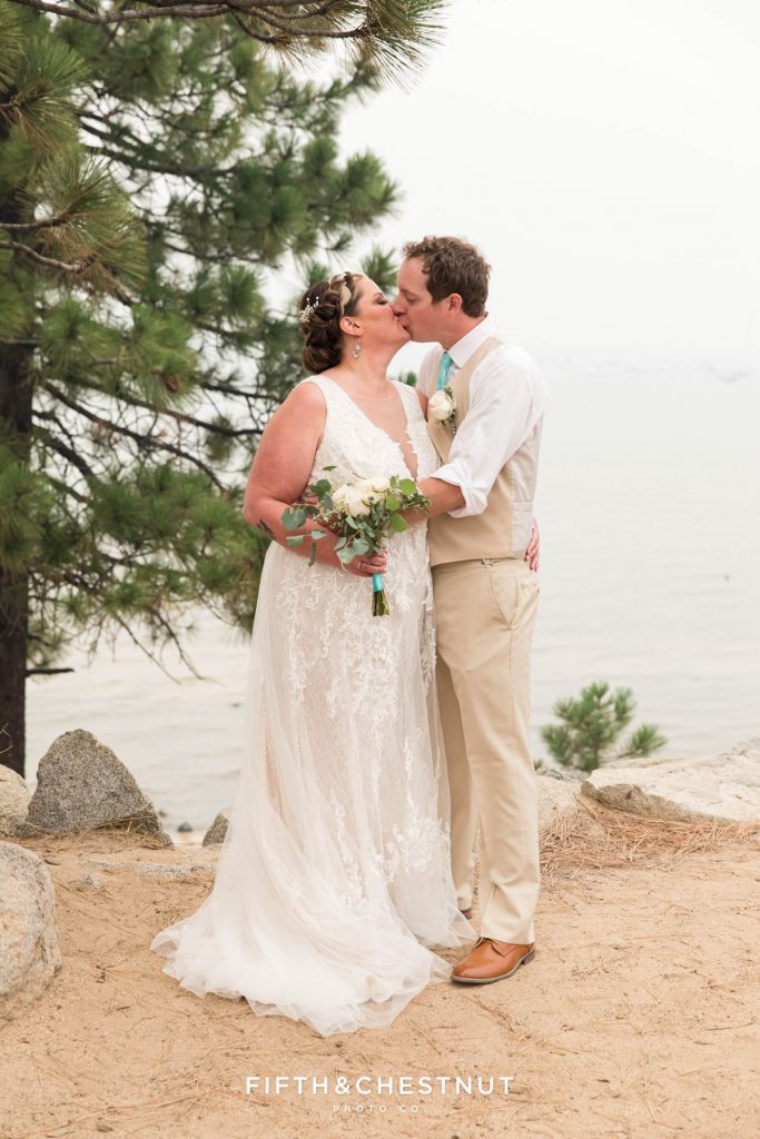 Summer Idle Hour Wedding during the Caldor Fire by Lake Tahoe Wedding Photographer