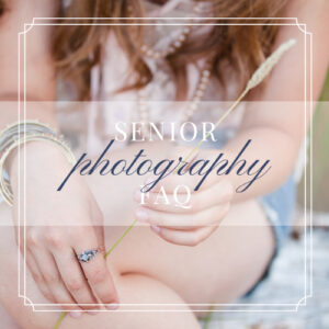 An image of a Reno high school senior holding a blade of grass while wearing lots of jewelry for a Senior Photography FAQ link to an informational blog post