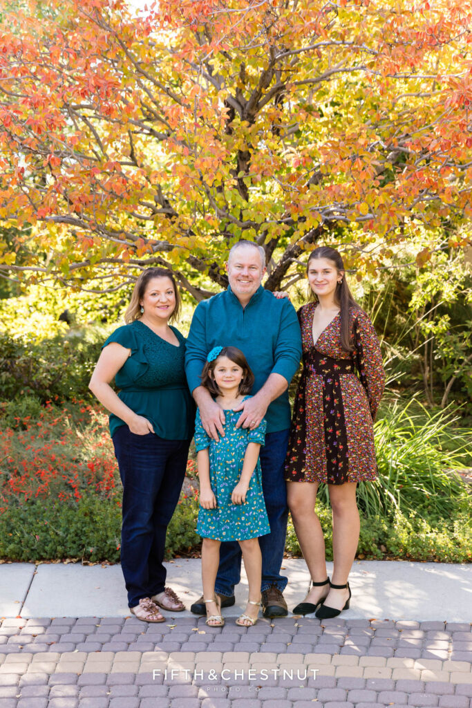Colorful Autumn Family Portraits