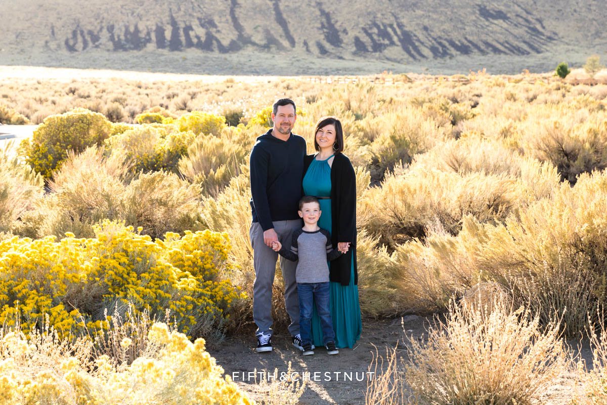 Sunny Fall Desert Family Portraits