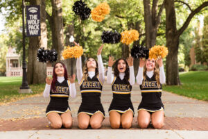 Fall Cheer Team Portraits for Galena High School by Reno Team Portrait Photographer and Reno Senior Photographer at UNR