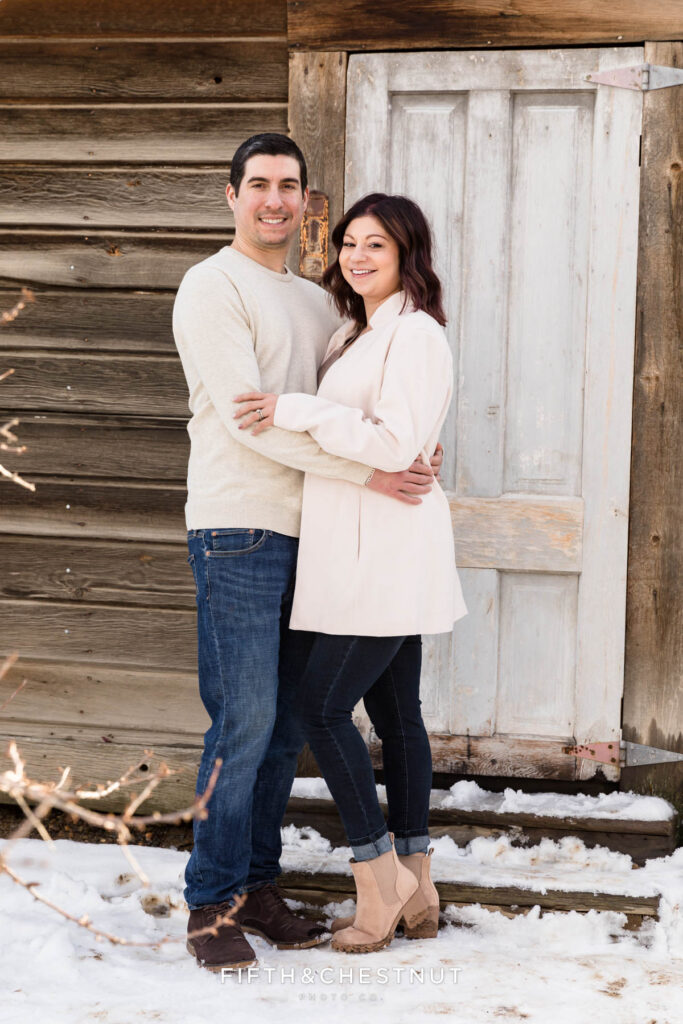 Winter Family Portraits at Bartley Ranch with an extended family