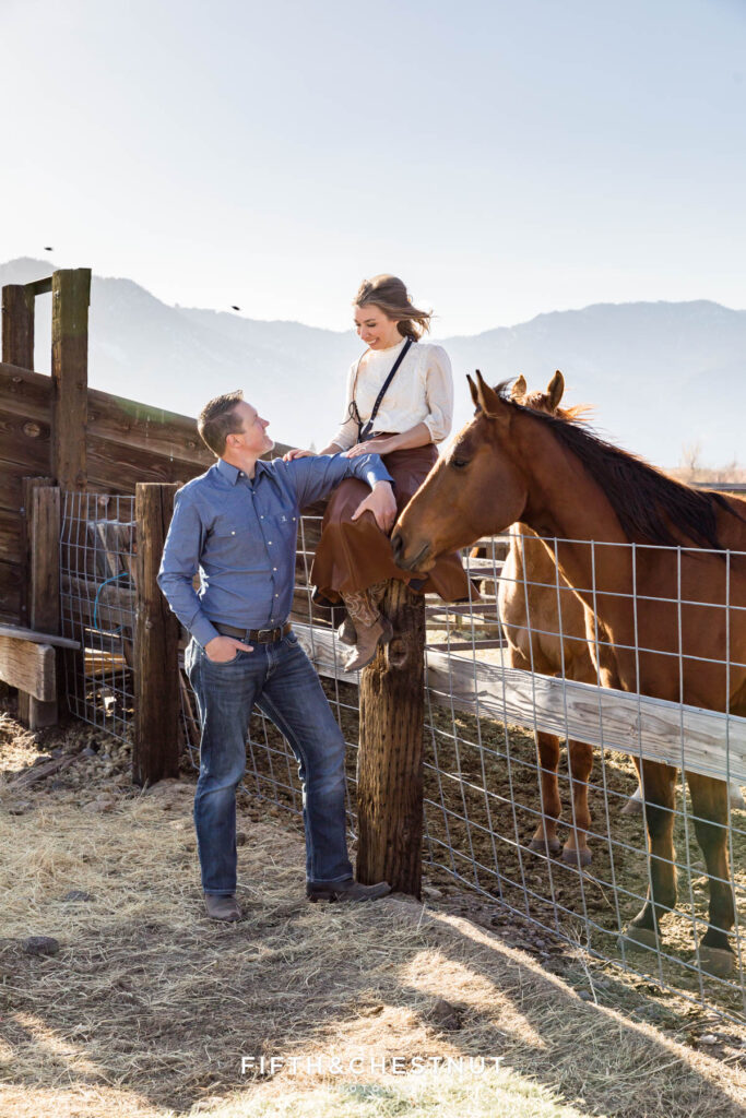 Family Portraits in Gardnerville by Reno Family Photographer in Spring.