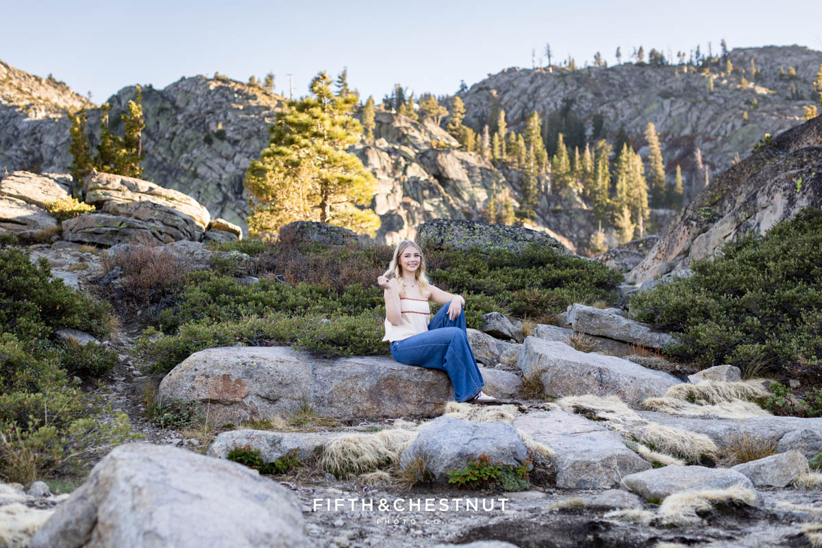 Donner Lake Vista | Senior Portrait Locations