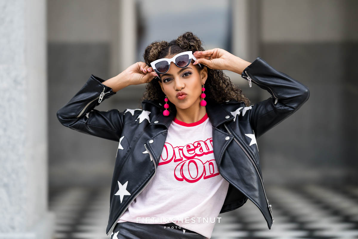 Fashion Forward Senior Photos at the Senior Style Guide CEO Retreat